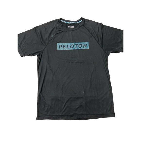 Rhone x Peloton Black Performance T-Shirt Men’s Medium Athletic Workout Tee - Picture 1 of 6